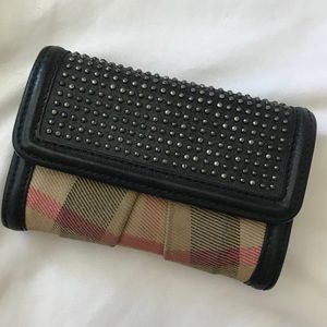 Authentic Burberry Studded Wallet